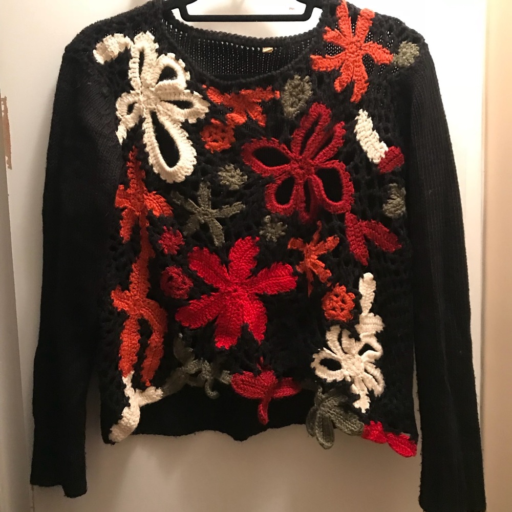 Hand knit sweater